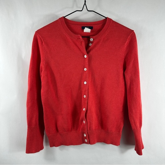 J. Crew 100% Cotton Cardigan | Size Small - Picture 2 of 9